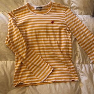 COMME DES GARCONS STRIPED LONG SLEEVE